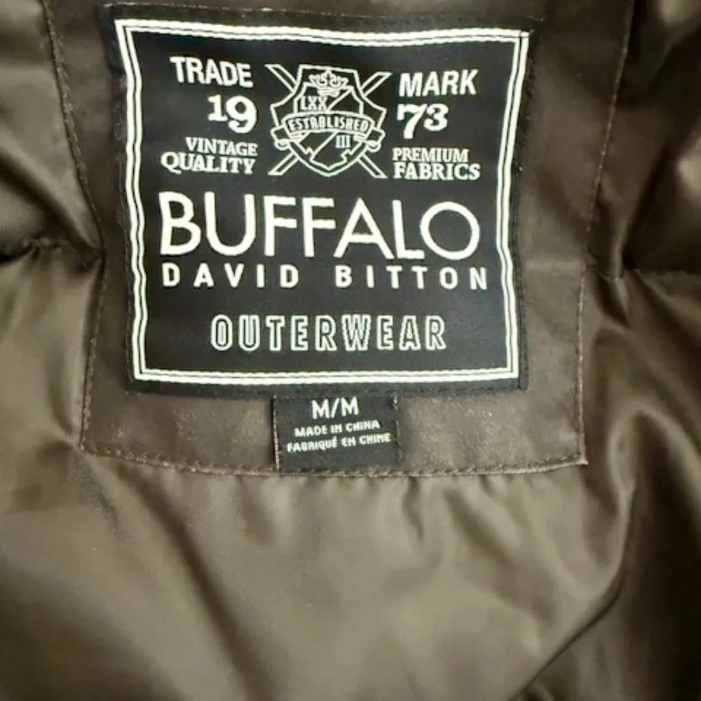 Buffalo David Bitton Trademark 1973 Hooded Men's Jacket - Picture 11 of 16